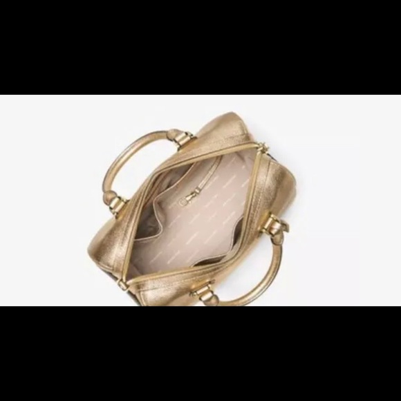 Michael kors gold satchel - Picture 2 of 6